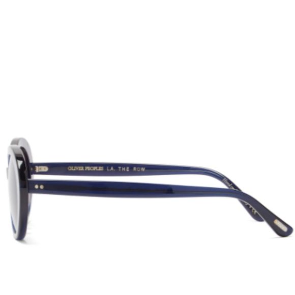 Oliver People x The Row Parquet Navy SUNGLASSES - Picture 7 of 8